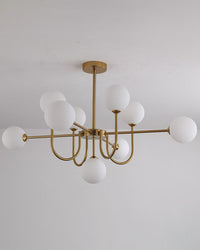 WOMO Lustre Mid Century à Boule de Verre Chambre-WM2255