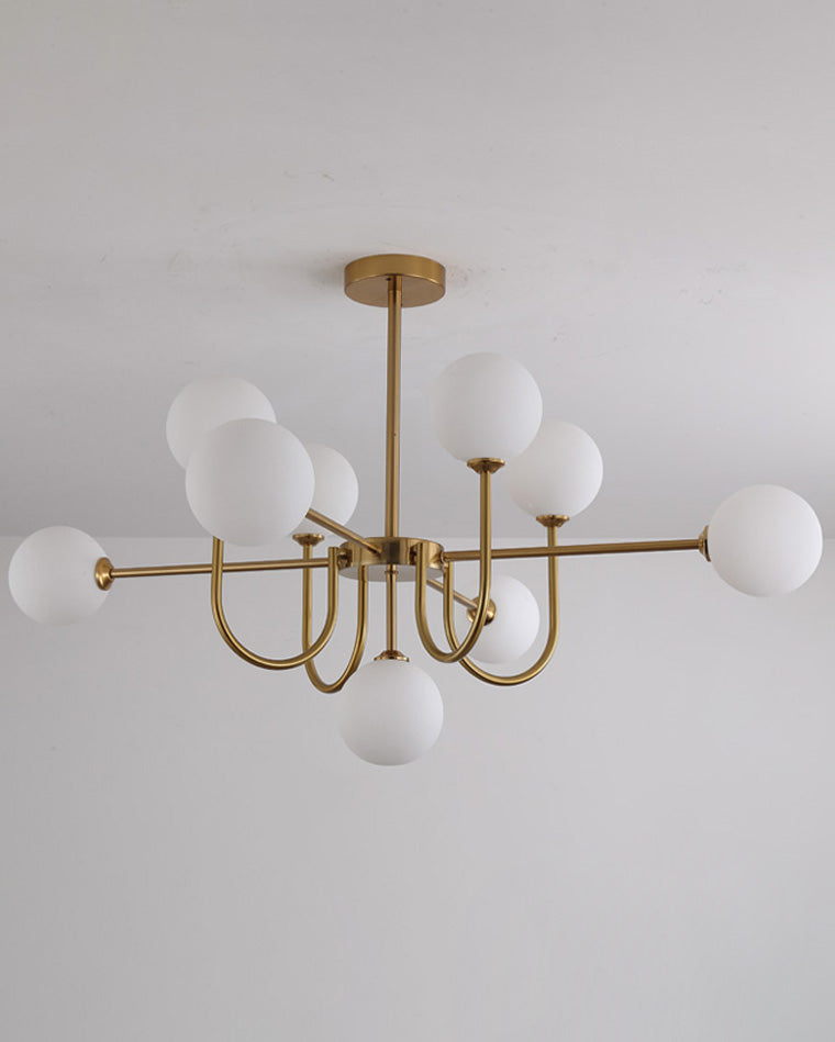 WOMO Mid Century Kronleuchter Glaskugel schlafzimmer-WM2255
