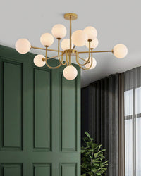 WOMO Lustre Mid Century à Boule de Verre Chambre-WM2255