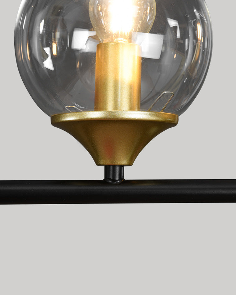 WOMO Lineare Glaskugel-Pendelleuchte-WM2257
