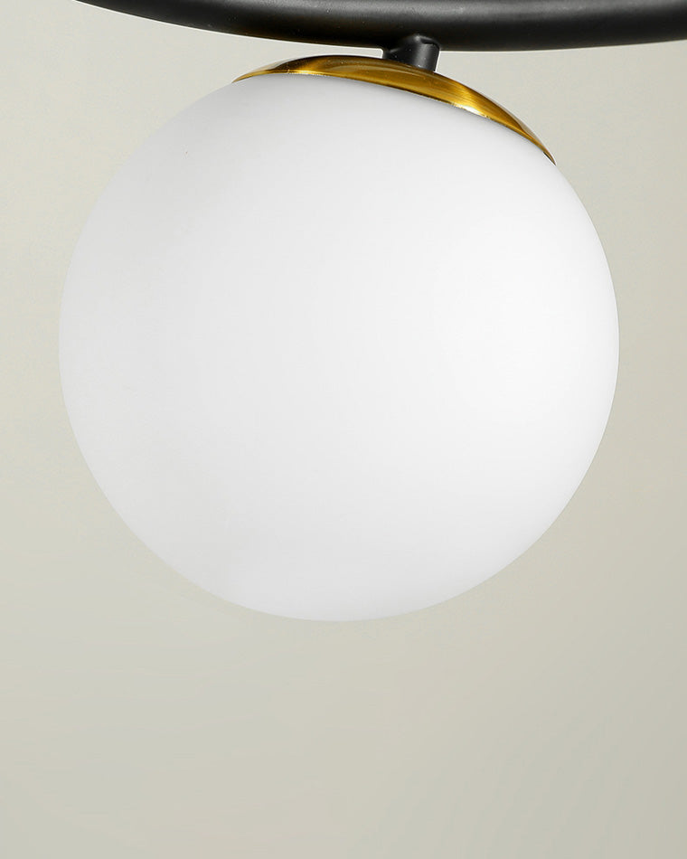 WOMO Verzweigter Milchglas-Blasen-Kronleuchter-WM2258
