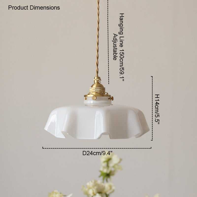 WOMO Retro Glas-Pendelleuchte-WM2084