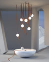 WOMO Globe Leder Kronleuchter-WM2311 thumbnail