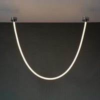 Lustre LED simple WOMO pour plafonds hauts - WM2312