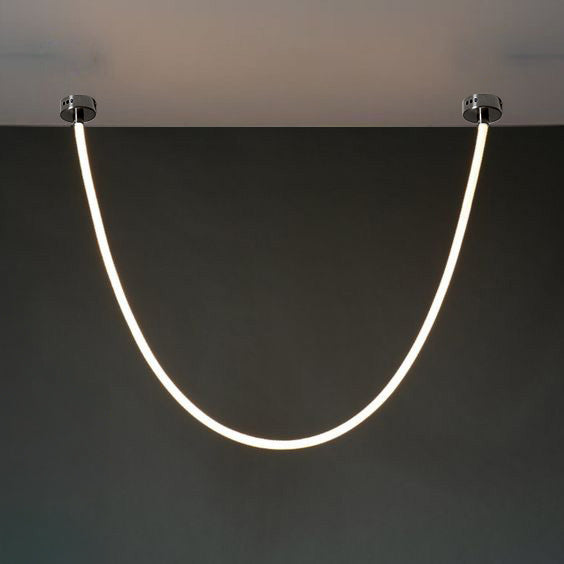 WOMO LED Kronleuchter Schlicht für Hohe Decken-WM2312