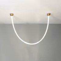 Lustre LED simple WOMO pour plafonds hauts - WM2312