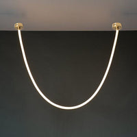 Lustre LED simple WOMO pour plafonds hauts - WM2312