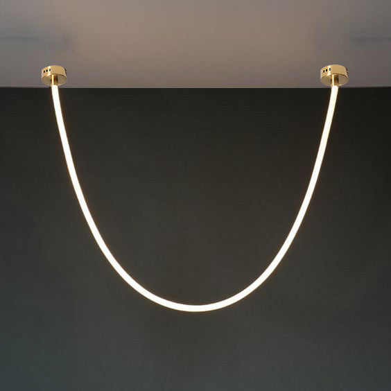 WOMO LED Kronleuchter Schlicht für Hohe Decken-WM2312