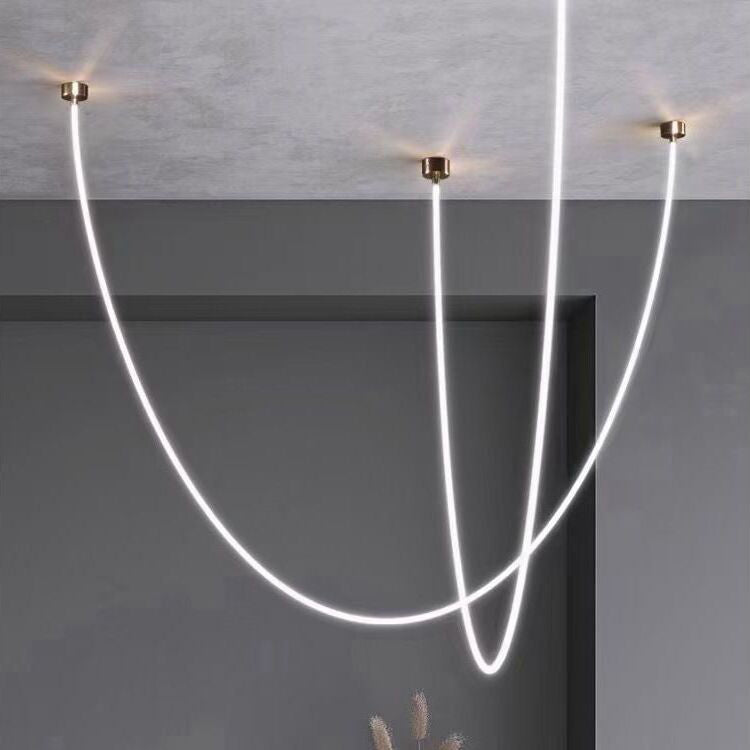 WOMO LED Kronleuchter Schlicht für Hohe Decken-WM2312