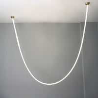 Lustre LED simple WOMO pour plafonds hauts - WM2312