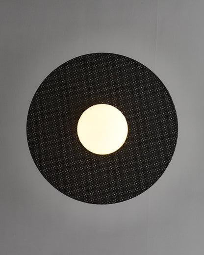 WOMO Black Disc Pendant Light-WM2324
