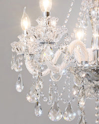 WOMO Luxury Chandelier Candles with Crystals-WM2340