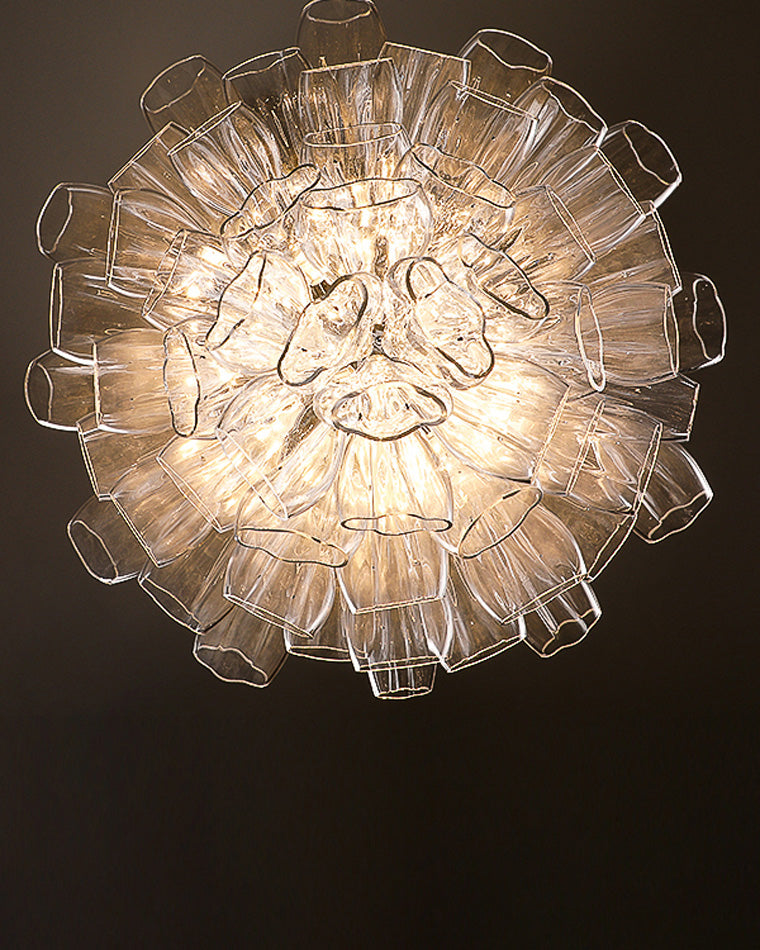 WOMO Blumen Glas Foyer Kronleuchter – WM2341