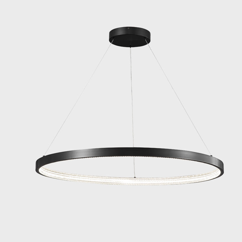 WOMO LED Kronleuchter Ring aus Messing-WM2357