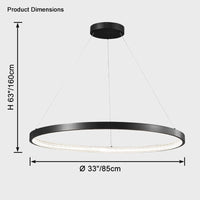 WOMO LED Chandelier Ring in Brass - WM2357