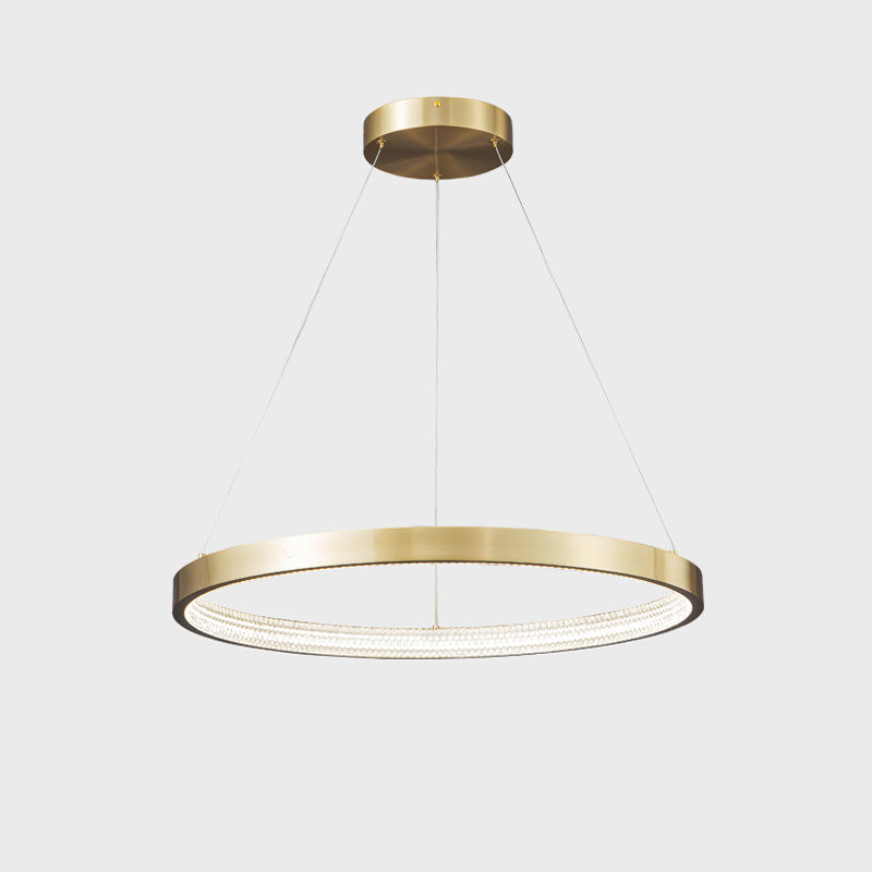 WOMO LED Kronleuchter Ring aus Messing-WM2357