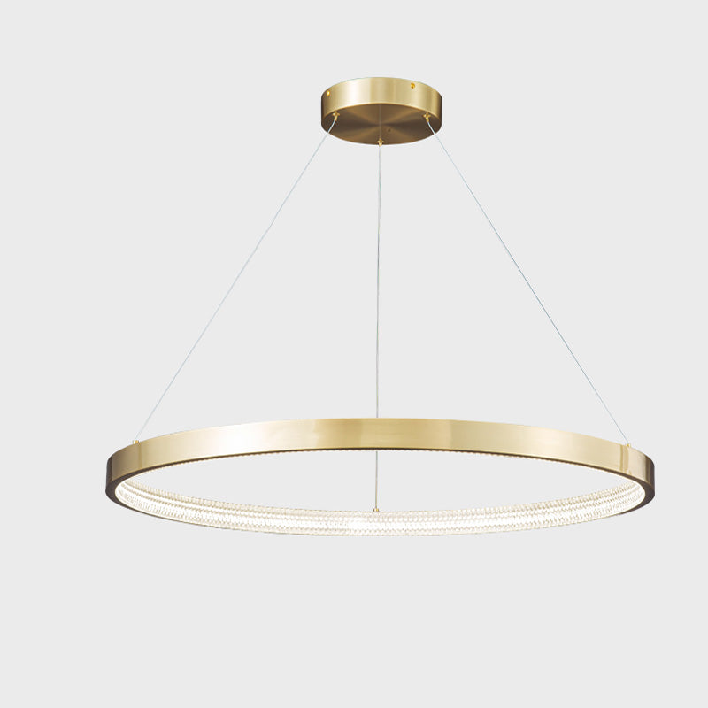 WOMO LED Kronleuchter Ring aus Messing-WM2357