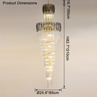 Lustre cascade en cristal WOMO-WM2387