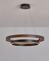 WOMO LED Kronleuchter Ring Esstisch Holz Landhaus Modern-WM2492 thumbnail
