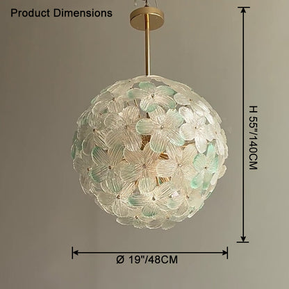 WOMO Glass Orb Chandelier-WM2404