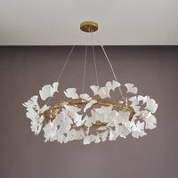 WOMO Gingko Runder Kronleuchter-WM2414