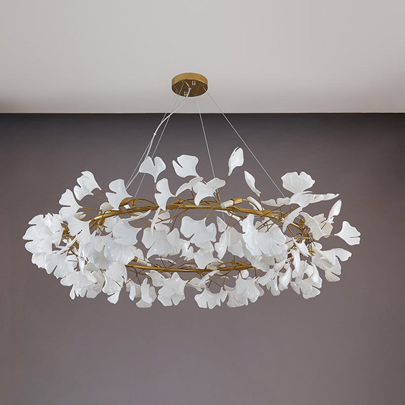 WOMO Gingko Runder Kronleuchter-WM2414