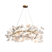 WOMO Design Chandelier White Gold Porcelain-WM2416