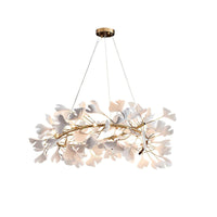 WOMO Design Chandelier White Gold Porcelain-WM2416