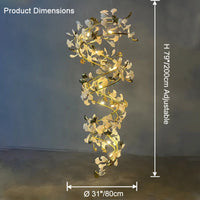 WOMO Ginkgo Spiral Chandelier-WM2423
