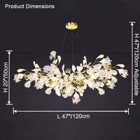 Lustre WM2424 branche de Ginkgo WOMO