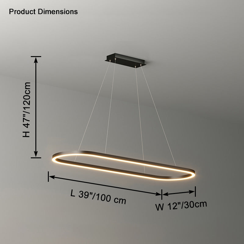 WOMO LED Kronleuchter Küche Schlicht-WM2434
