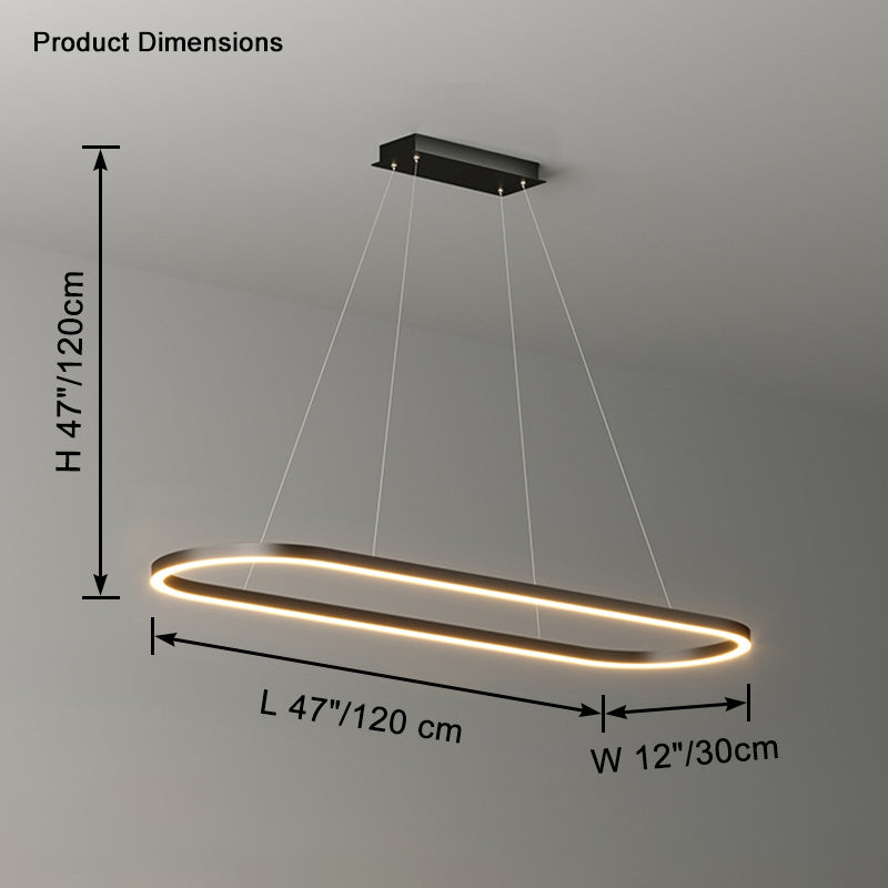 WOMO LED Kronleuchter Küche Schlicht-WM2434
