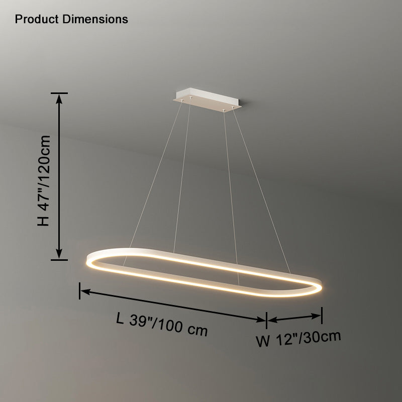 WOMO LED Kronleuchter Küche Schlicht-WM2434