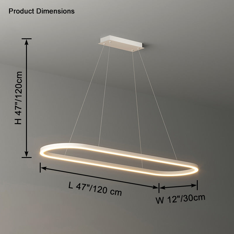 WOMO LED Kronleuchter Küche Schlicht-WM2434