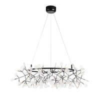 WOMO Design Kronleuchter Rund Wohnzimmer-WM2435