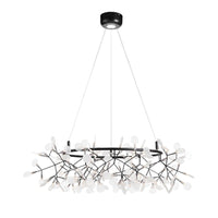 WOMO Design Kronleuchter Rund Wohnzimmer-WM2435