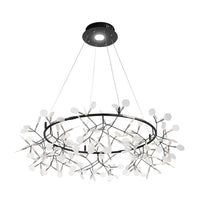 WOMO Design Kronleuchter Rund Wohnzimmer-WM2435