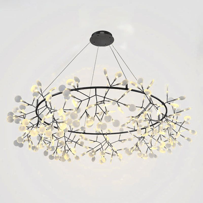 WOMO Design Kronleuchter Rund Wohnzimmer-WM2435
