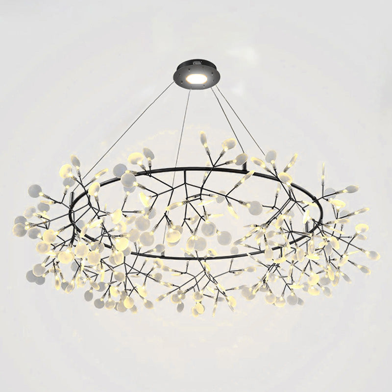WOMO Design Kronleuchter Rund Wohnzimmer-WM2435