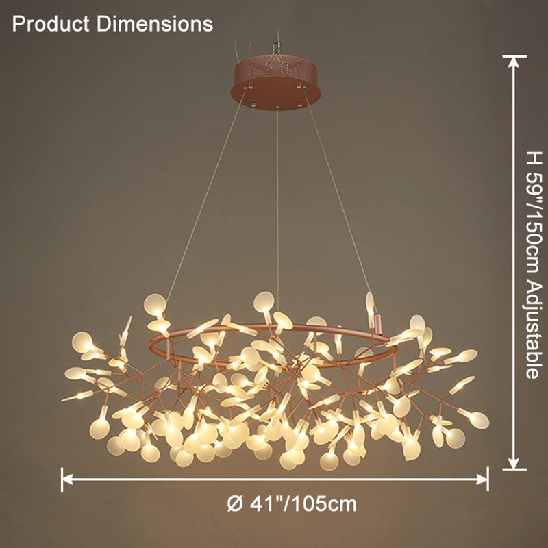 WOMO Design Kronleuchter Rund Wohnzimmer-WM2435