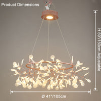 WOMO Design Kronleuchter Rund Wohnzimmer-WM2435