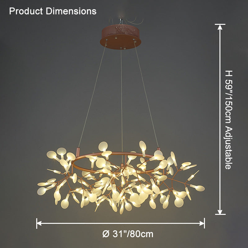 WOMO Design Kronleuchter Rund Wohnzimmer-WM2435