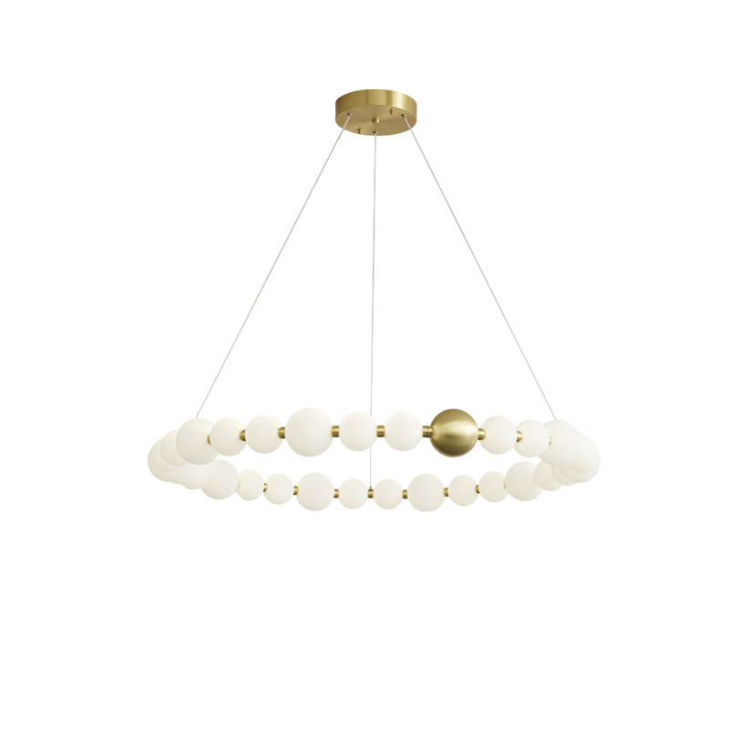 WOMO Perlen Kronleuchter Ring-WM2449