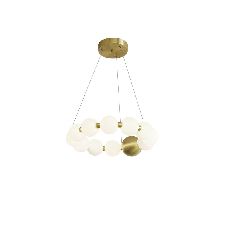 WOMO Perlen Kronleuchter Ring-WM2449