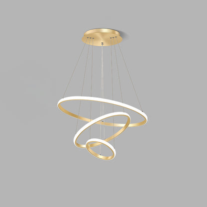WOMO Tiered Circular Led Chandelier-WM2458
