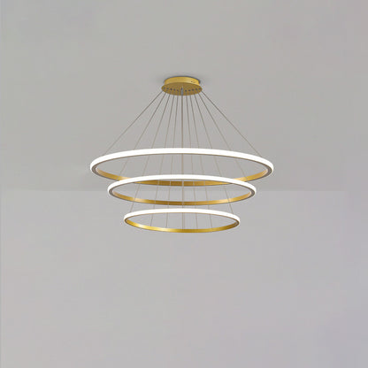 WOMO Tiered Circular Led Chandelier-WM2458