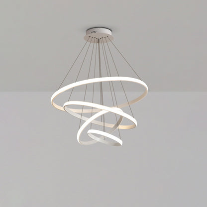 WOMO Tiered Circular Led Chandelier-WM2458