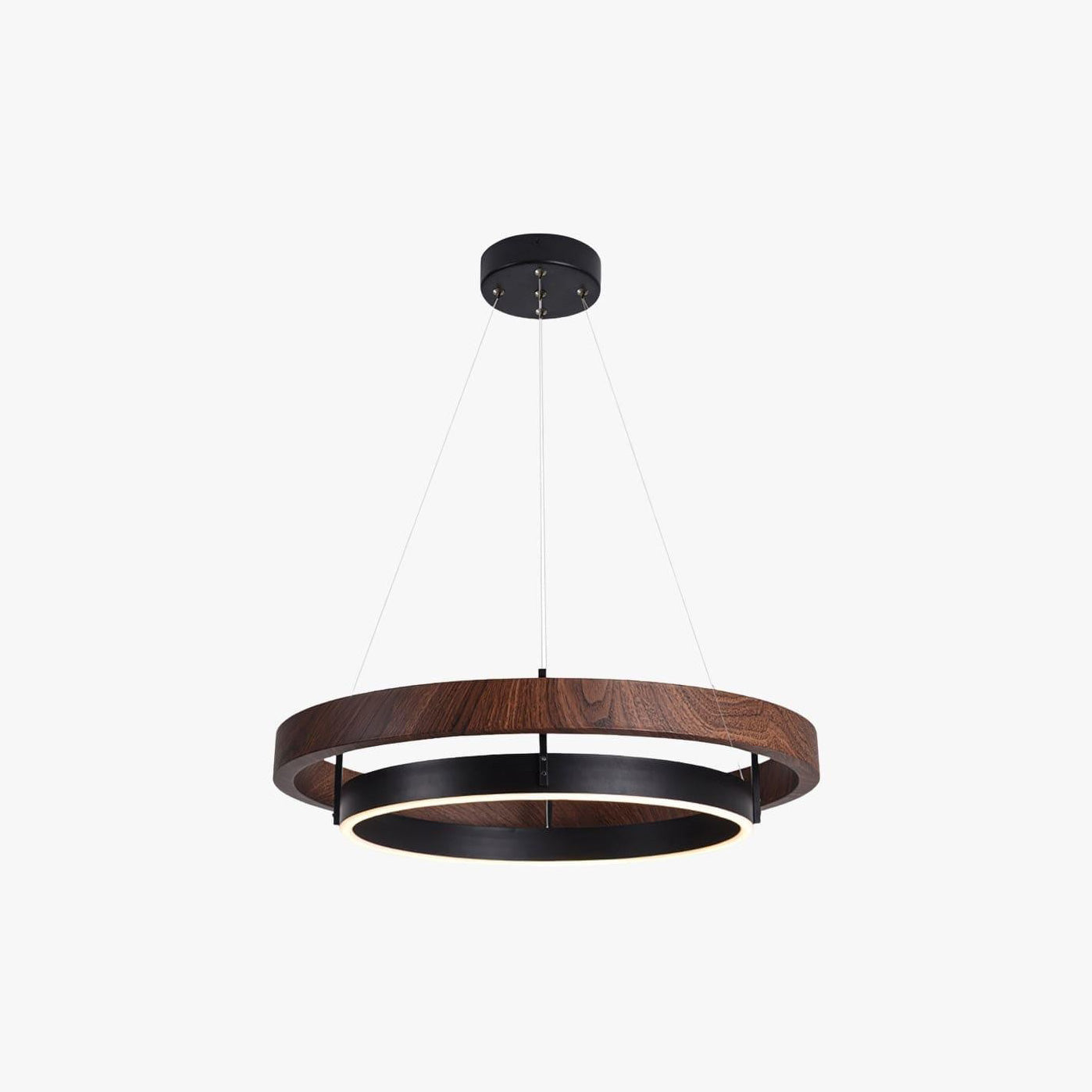WOMO LED Kronleuchter Ring Esstisch Holz Landhaus Modern-WM2492