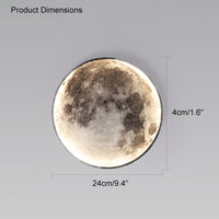 WOMO Mond/Erde Runde Wandleuchte-WM6102