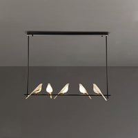 WOMO Gold Vogel Linearkronleuchter – WM2512b